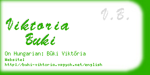viktoria buki business card