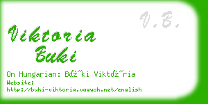 viktoria buki business card